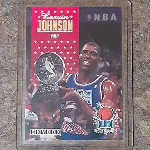 Magic Johnson NBA All-Star MVP Collector's Card